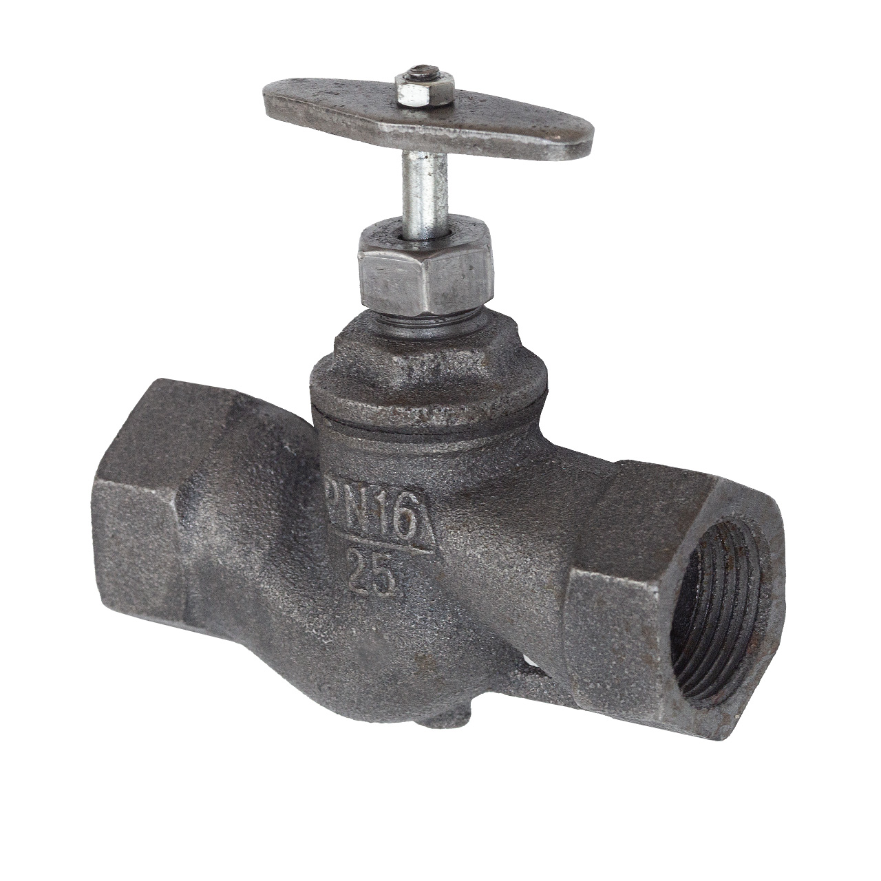 Клапан (вентиль) запорный чугунный 15кч18п Ду 20 Ру 16